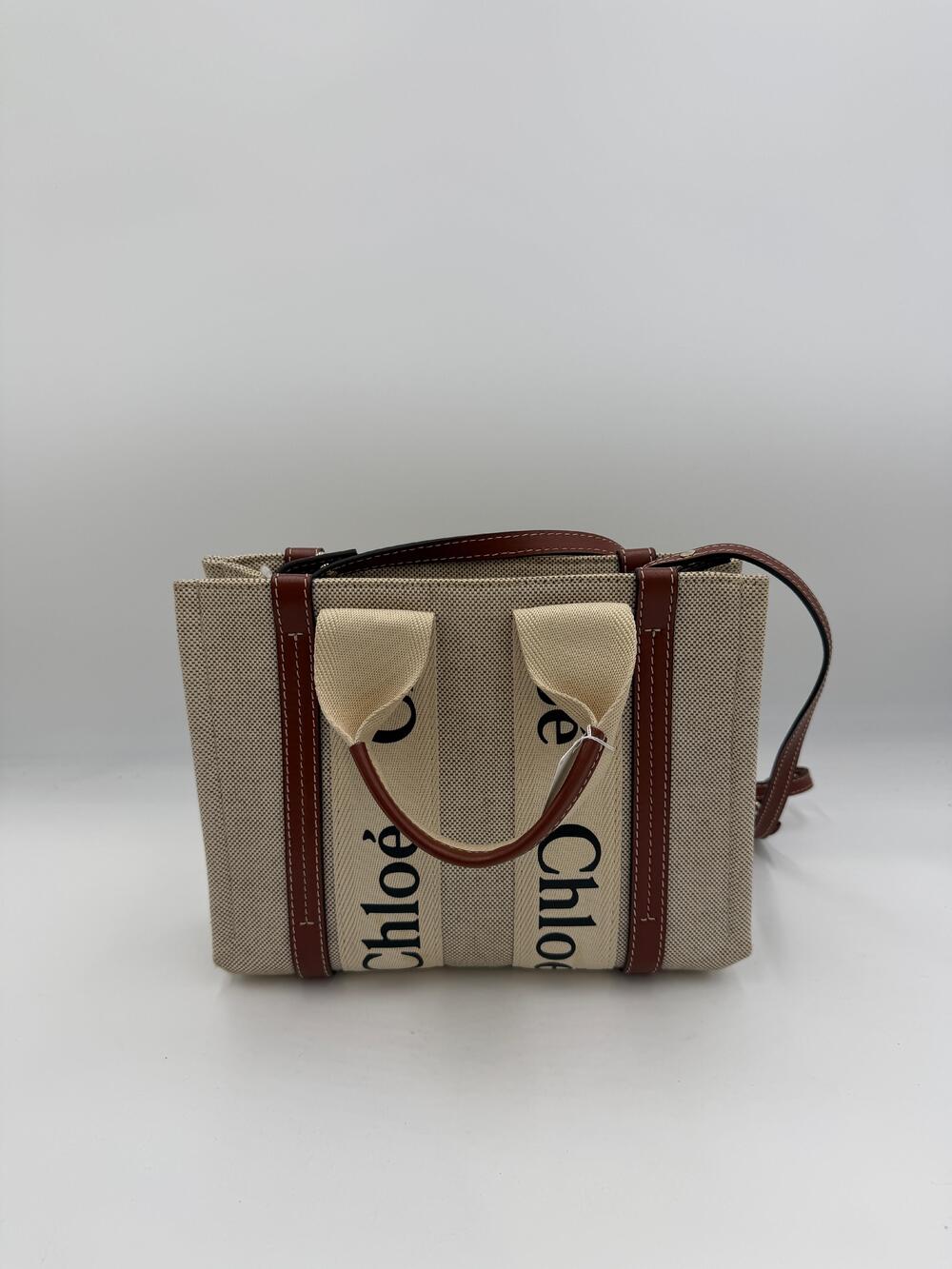 Chloe Woody Tote w/ Strap